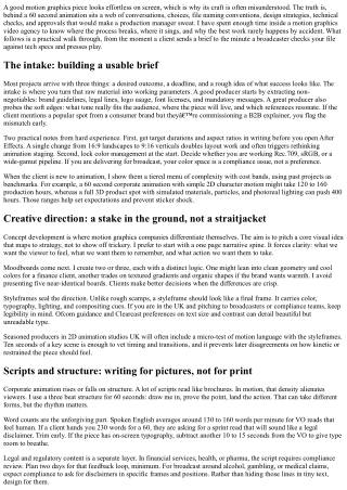 From Brief to Broadcast: Inside a Motion Graphics Video Agency Workflow