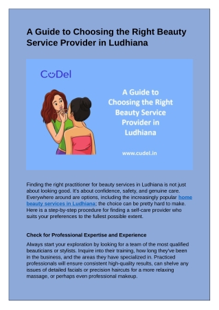 CuDel-A-Guide-to-Choosing-the-Right-Beauty-Service-Provider-in-Ludhiana