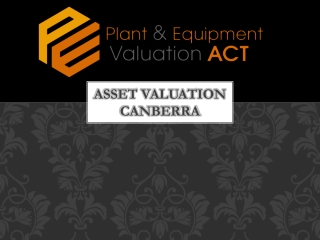 Asset Valuation Canberra | Plant & Equipment Valuers ACT