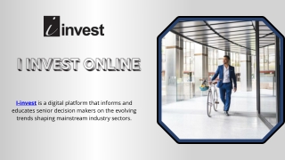 I-invest Market and Financial News Insights by I Invest Online