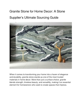 granite-stone-for-home-decor-a-stone-suppliers-ultimate-sourcing-guide