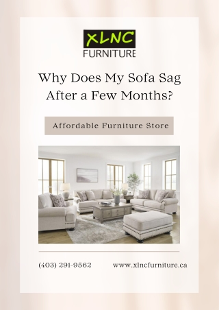 Why Does My Sofa Sag After a Few Months