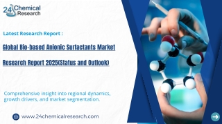 Global Bio-based Anionic Surfactants Market Research Report 2025(Status and Outlook)