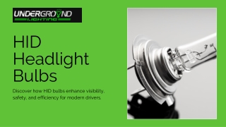 HID Headlight Bulbs Are a Smarter Upgrade Choice Than Halogen Lights