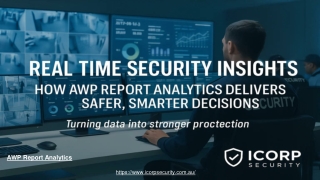 How AWP Report Analytics Delivers Safer, Smarter Decisions