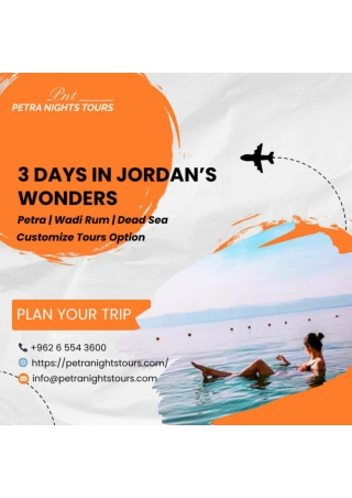 Visit Jordan – Customized Tour Packages | Petra Nights Tours