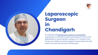 Top laparoscopic surgeon in Chandigarh