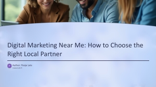 Digital Marketing Near Me How to Choose the Right Local Partner