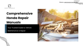 Comprehensive Honda Repair Manuals Online | Step-by-Step Guides