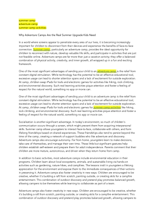 Why Adventure Camps Are the Real Summer Upgrade Kids Need