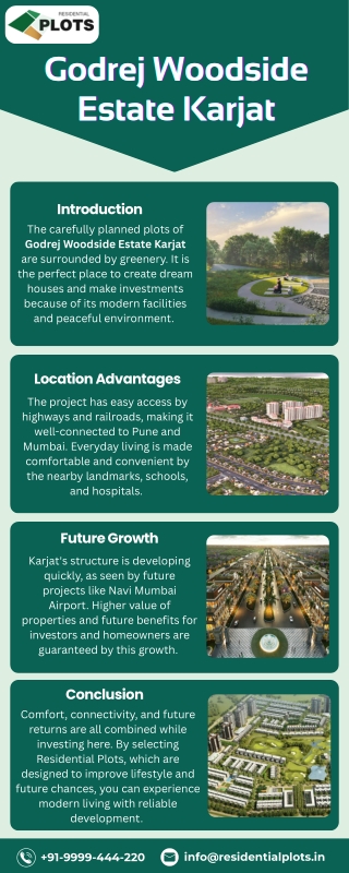 Godrej Woodside Estate Karjat | Lifestyle & Amenities