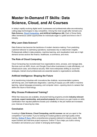 Master In-Demand IT Skills_ Data Science, Cloud, and AI Courses