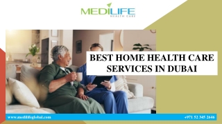 BEST HOME HEALTH CARE SERVICES IN DUBAI