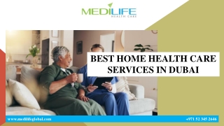 BEST HOME HEALTH CARE SERVICES IN DUBAI