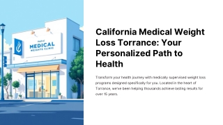Medical weight loss offers personalized, science-backed solutions that address root causes for sustainable, lasting tran