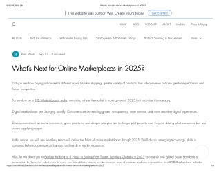 What’s Next for Online Marketplaces in 2025