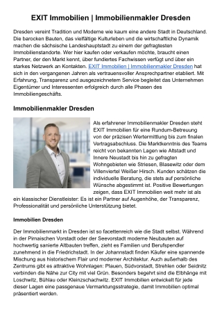EXIT Immobilien | Immobilienmakler Dresden