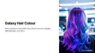 Galaxy Hair Colour