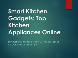 Smart Kitchen Gadgets