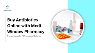 Affordable Way to Buy Antibiotics Online with Mediwindow