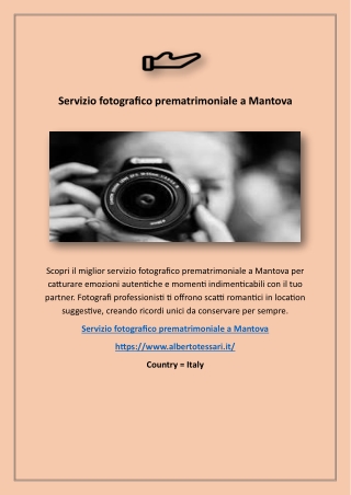 Servizio fotografico prematrimoniale a Mantova