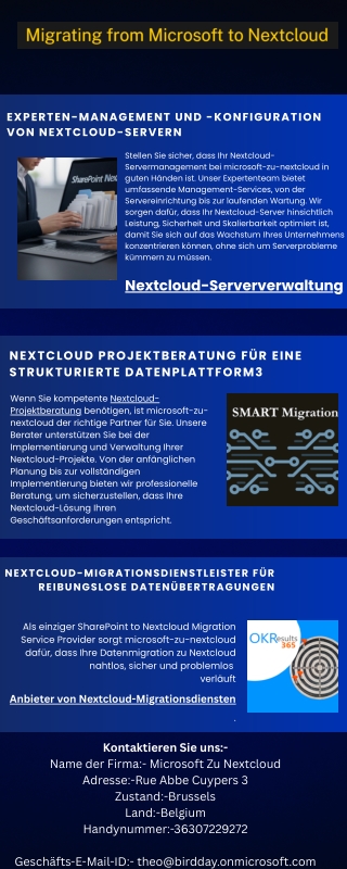 Experten-Management und -Konfiguration von Nextcloud-Servern