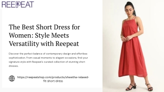 The-Best-Short-Dress-for-Women-Style-Meets-Versatility-with-Reepeat