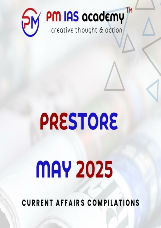 PMIAS Academy UPSC Current Affairs May 2025