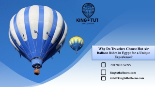 Why Do Travelers Choose Hot Air Balloon Rides in Egypt for a Unique Experience