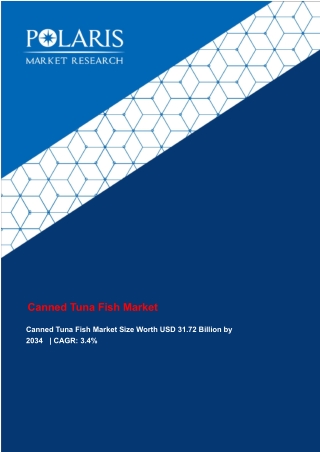 Canned Tuna Fish Market