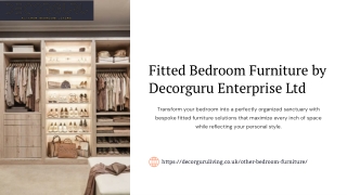 Bespoke Wardrobes and Walk in Wardrobe Solutions by Decorguru