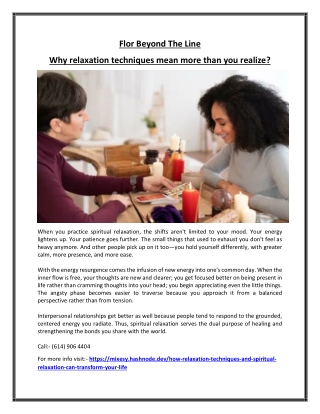 Understanding Life Force Energy for Mind & Body Wellness