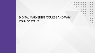 Digital Marketing