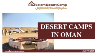Desert Camps in Oman | Oman Desert Resort & Adventure