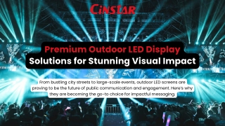 Premium Outdoor LED Display Solutions for Stunning Visual Impact