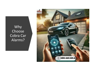 Why Choose Cobra Car Alarms? Features, Benefits & Installation Across Australia