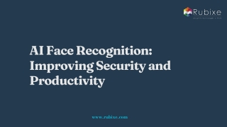 AI Face Recognition Improving Security and Productivity