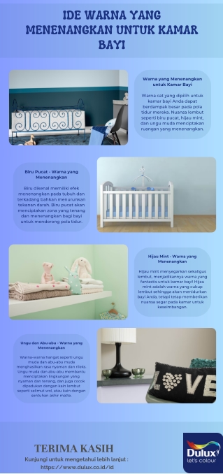 Ide Warna yang Menenangkan untuk Kamar Bayi