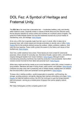 Complete guide to Dol