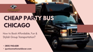 Cheap Party Bus Chicago How to Book Affordable, Fun & Stylish Group Transportation
