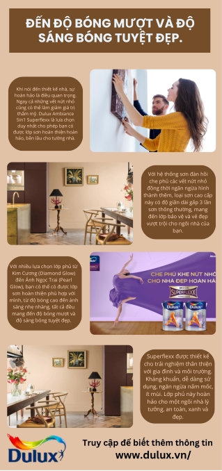 đến độ bóng mượt và độ sáng bóng tuyệt đẹp.