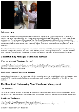 The Benefits of Contracting Your Storage Facility Operations