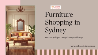 Furniture Shopping in Sydney – Jodhpur Designs Sales