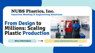 From Design to Millions Scaling Plastic Production