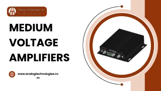 Medium voltage amplifiers (1)