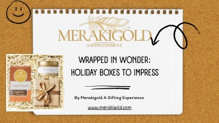 Celebrate with Style Holiday Gift Boxes by MerakiGold