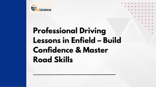 Professional Driving Lessons in Enfield – Build Confidence & Master Road Skills