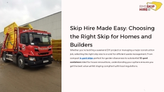 Skip Hire Made Easy_ Choosing the Right Skip for Homes and Builders