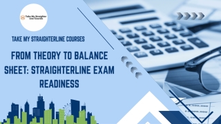 From Theory to Balance Sheet StraighterLine Exam Readiness