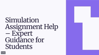 Simulation Assignment Help – Expert Guidance for Students